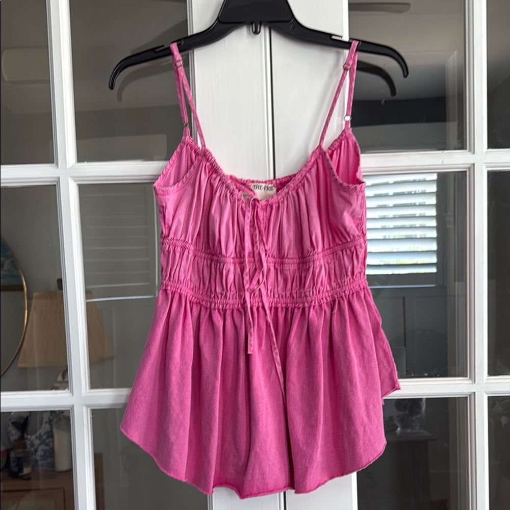 Free People Scarlett Ruched Tank Top